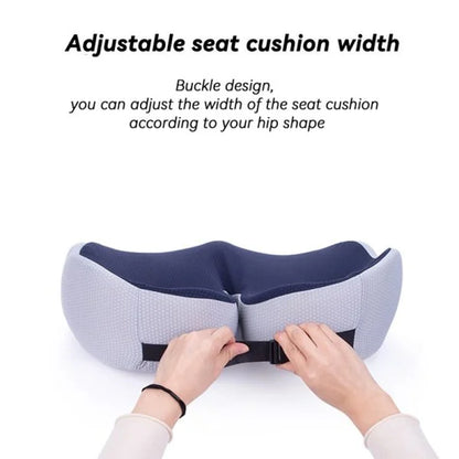 Adjustable Memory Foam Sit Bone Relief Seat Cushion